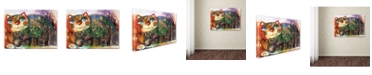 Trademark Global Oxana Ziaka 'Alpes Cat' Canvas Art - 19" x 14" x 2"